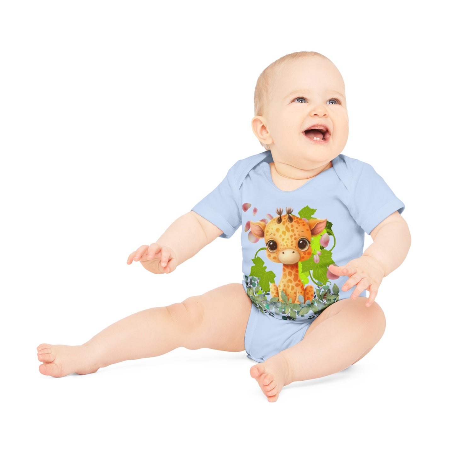 Baby Organic Short Sleeve Bodysuit - from Europe