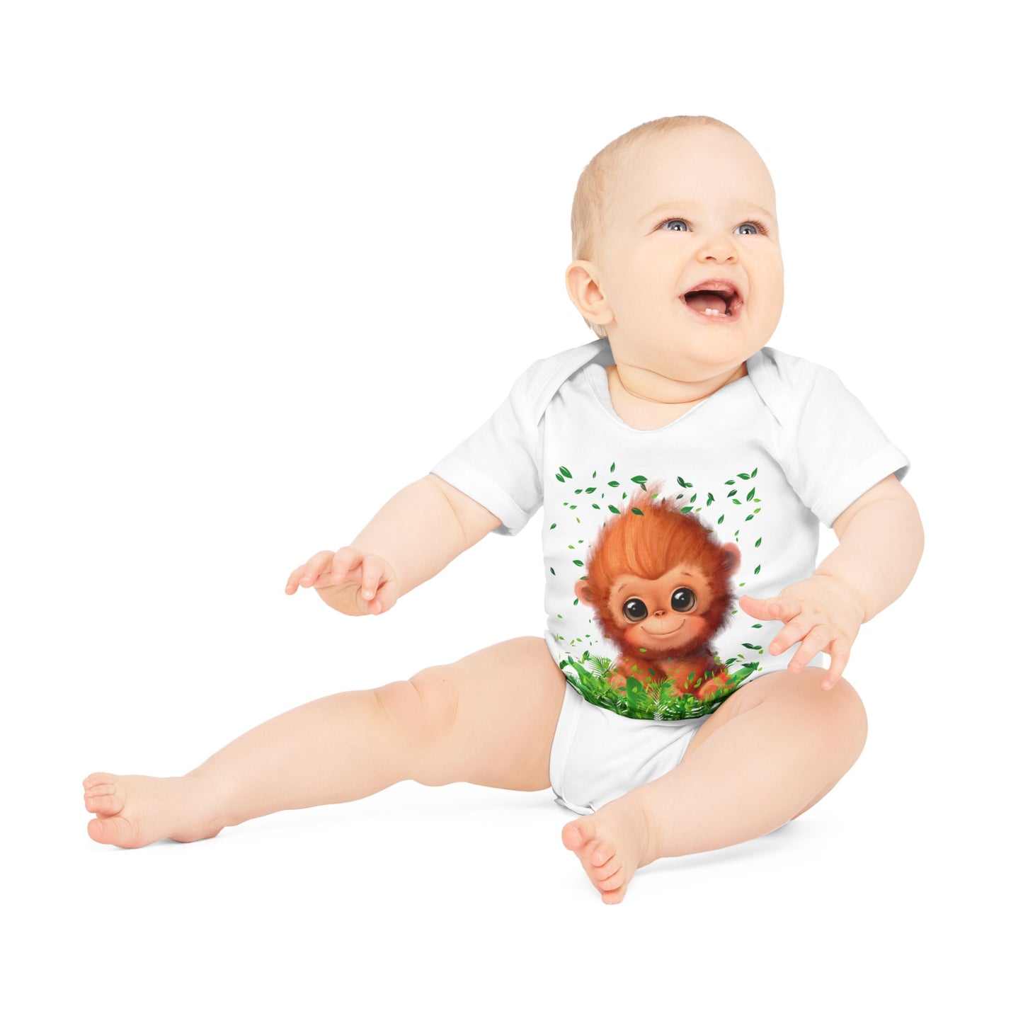 Baby Organic Short Sleeve Bodysuit - from Europe