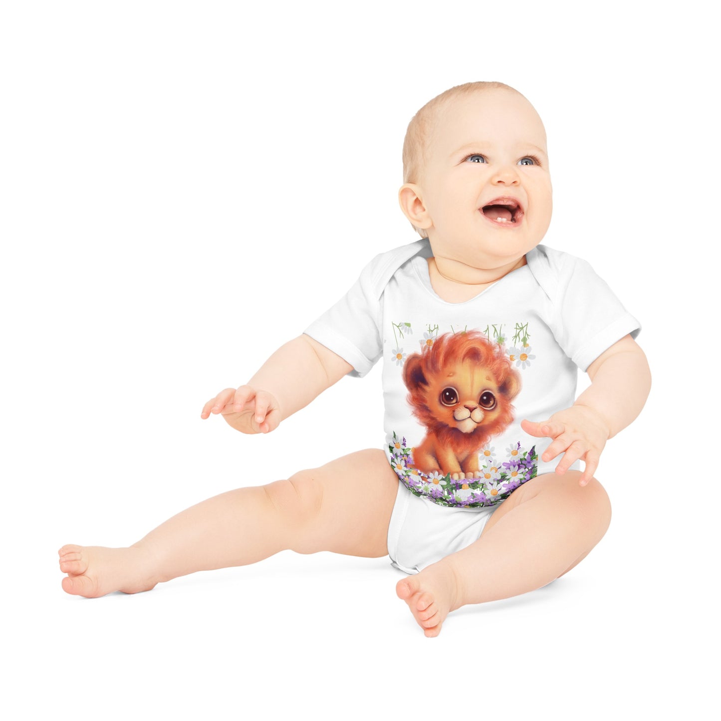 Baby Organic Short Sleeve Bodysuit - from Europe