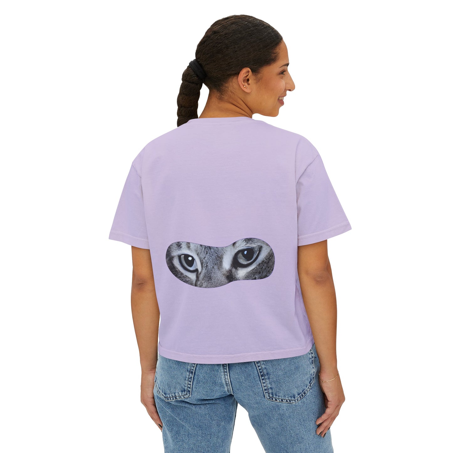 Women's Boxy Tee Cat Collection