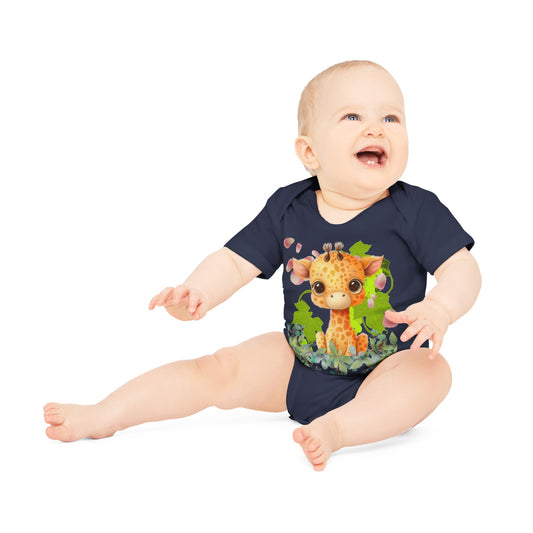 Baby Organic Short Sleeve Bodysuit - from Europe