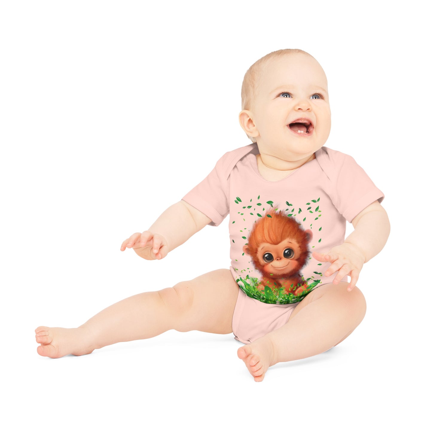 Baby Organic Short Sleeve Bodysuit - from Europe