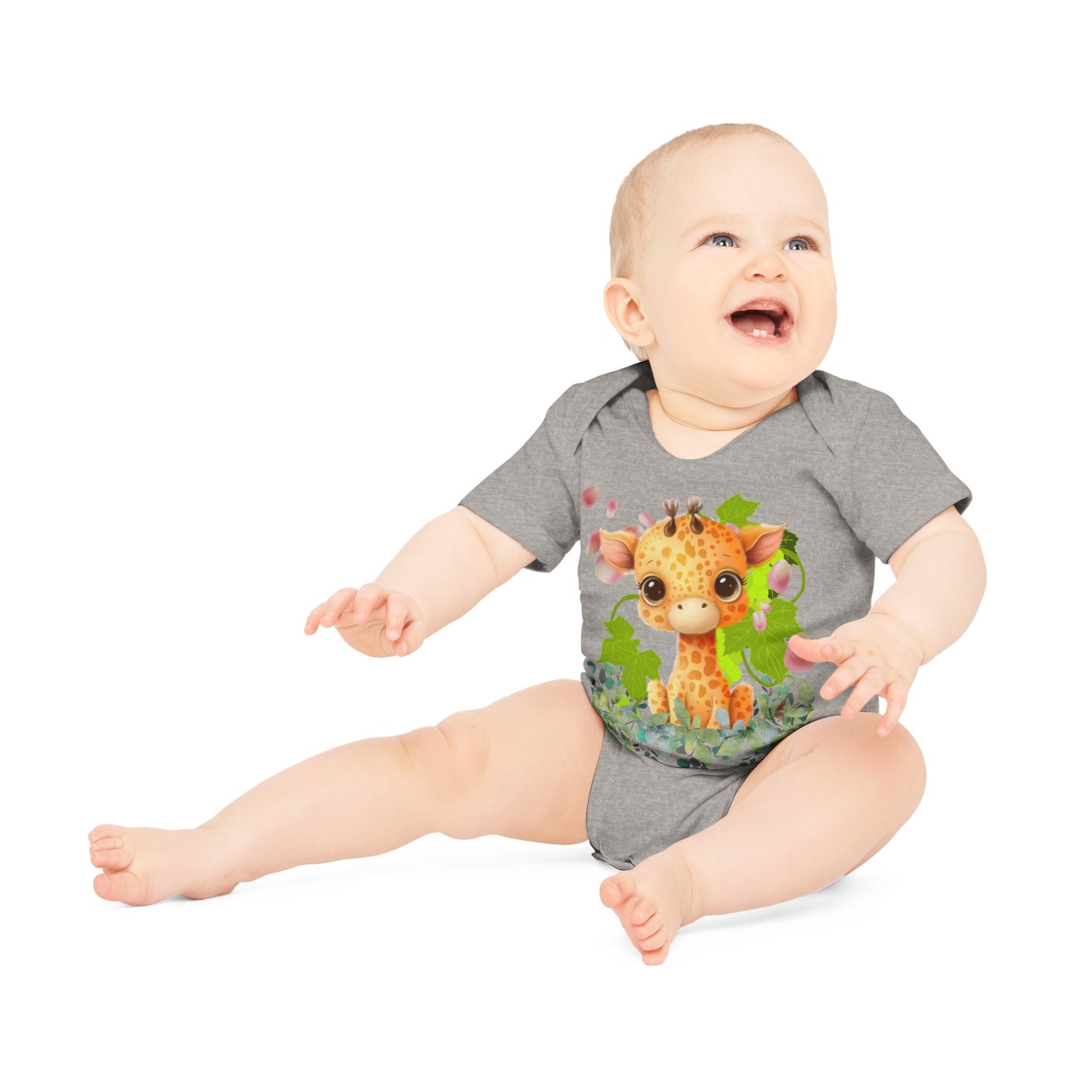 Baby Organic Short Sleeve Bodysuit - from Europe