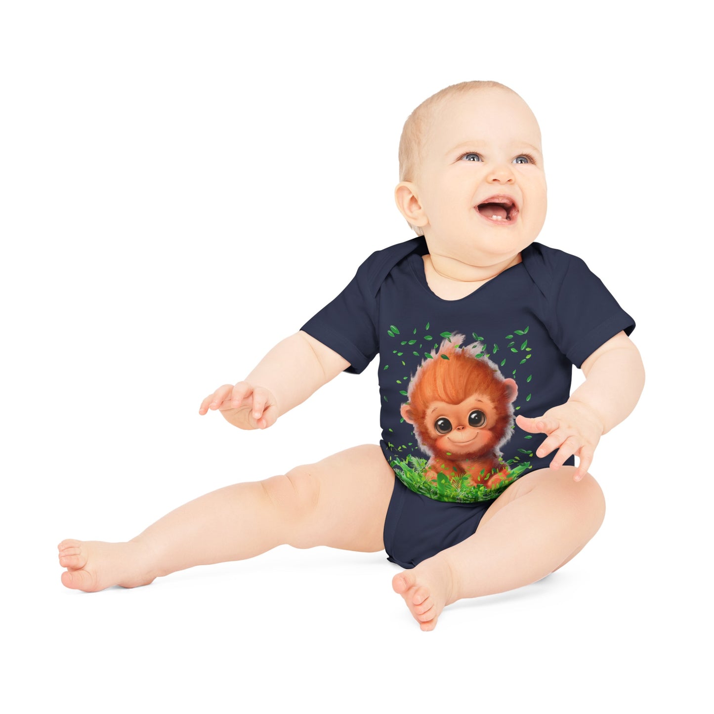 Baby Organic Short Sleeve Bodysuit - from Europe