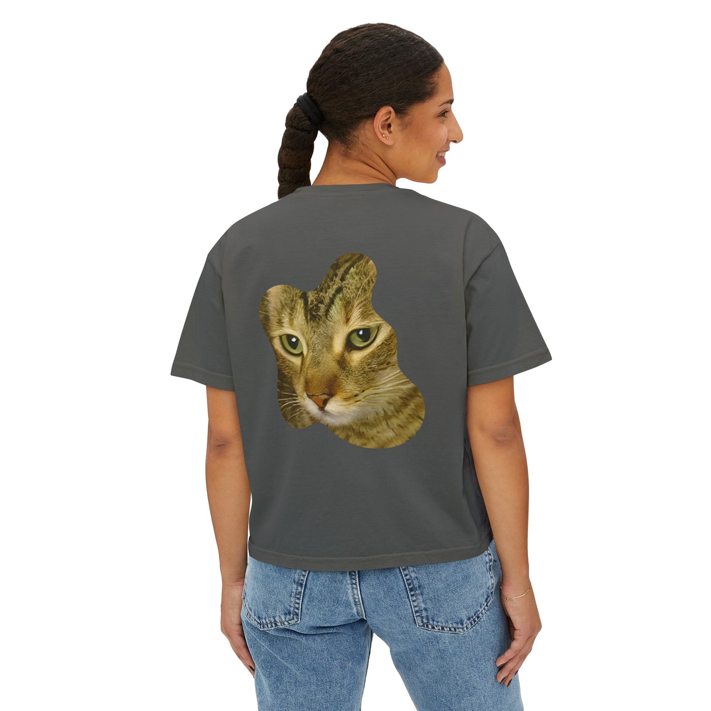 Women's Boxy Tee Cat Collection