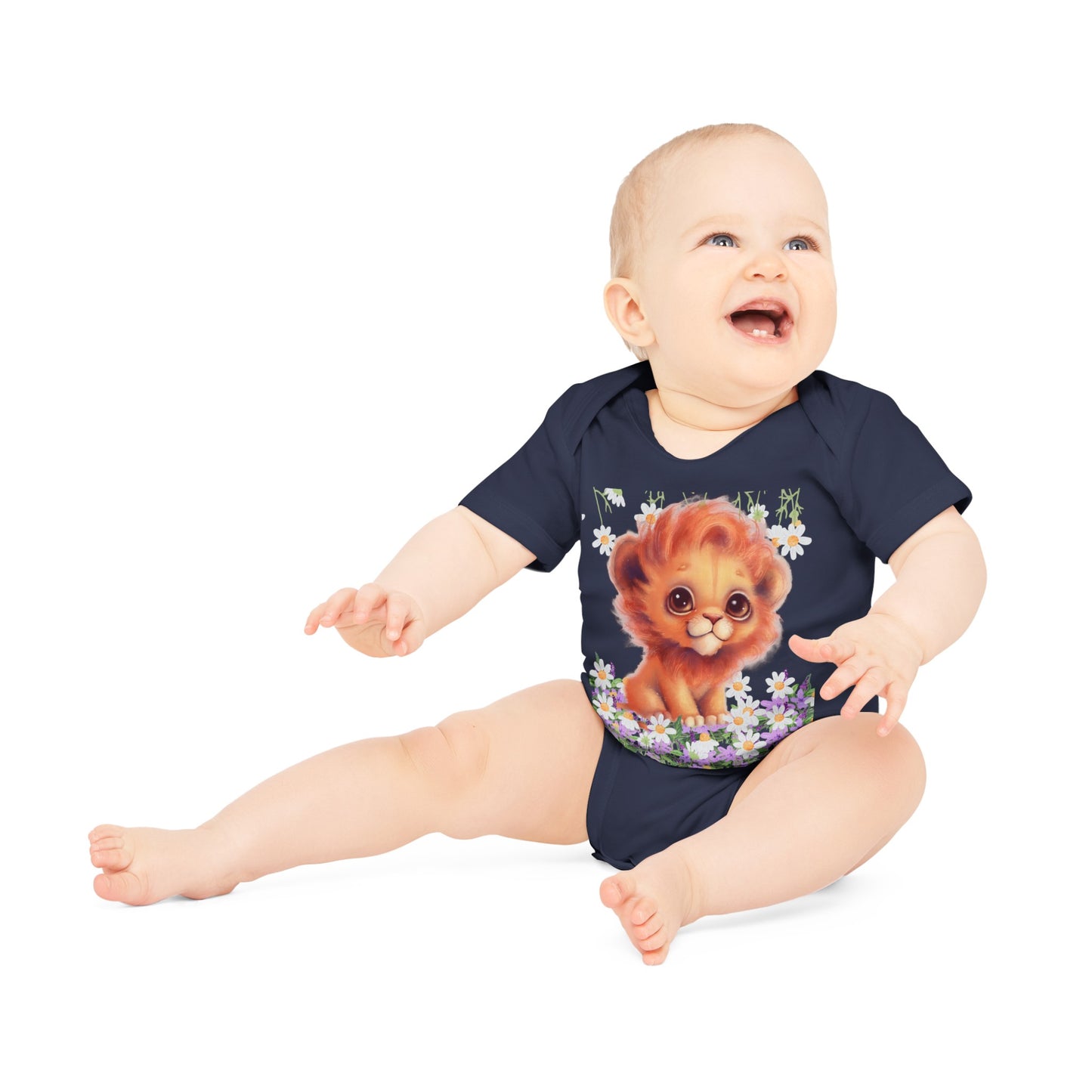 Baby Organic Short Sleeve Bodysuit - from Europe