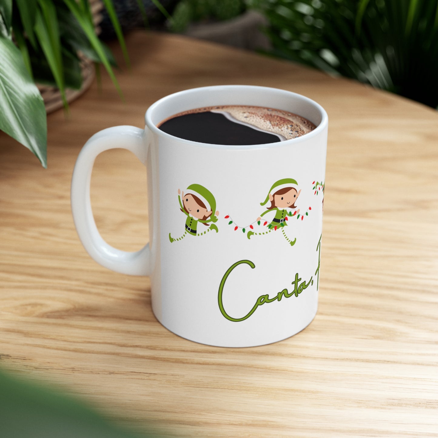 Ceramic Mug "Canta, rie, baila" 11oz