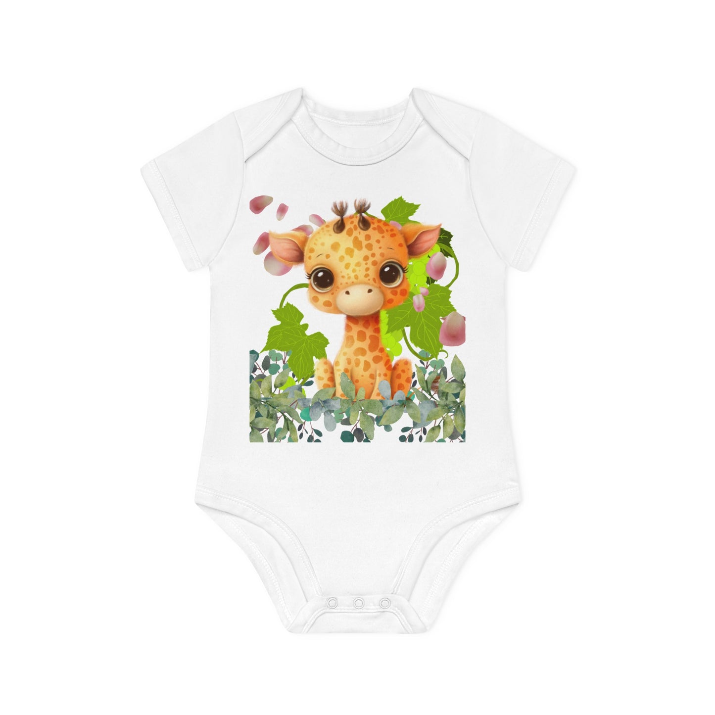 Baby Organic Short Sleeve Bodysuit - from Europe