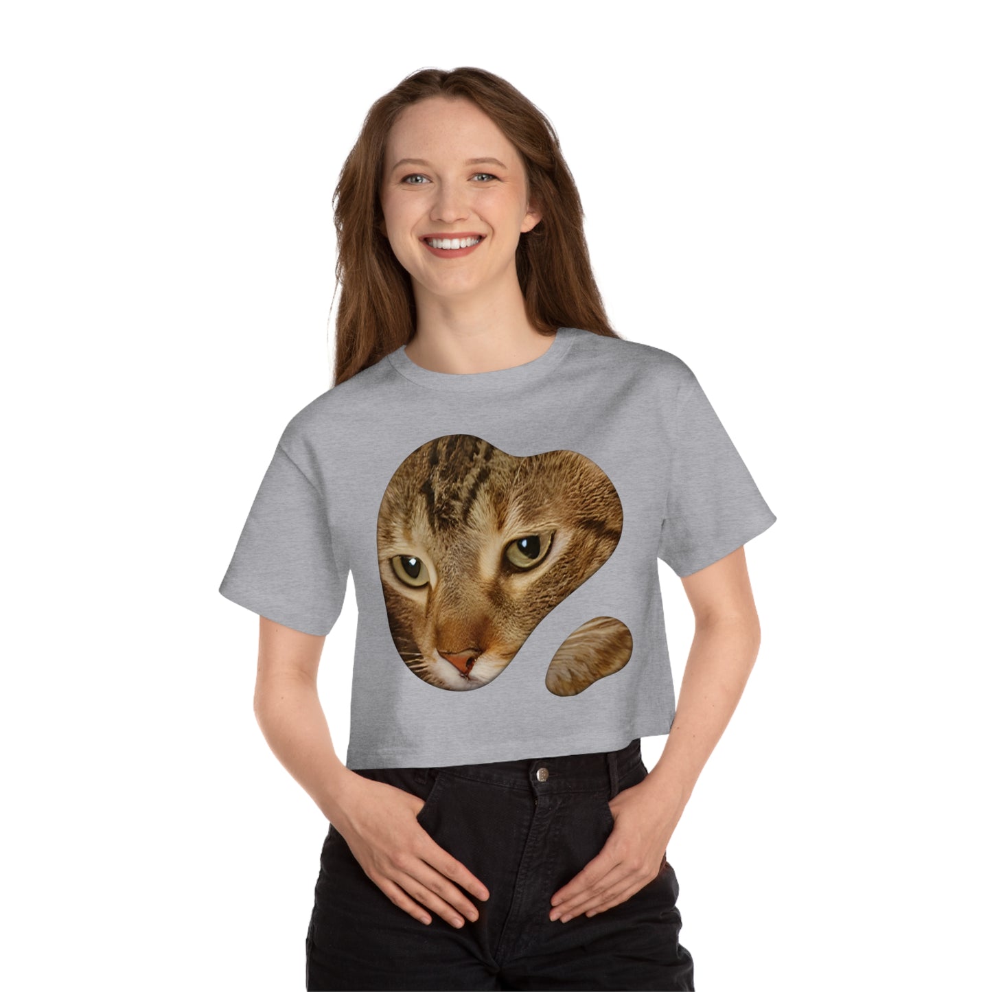 Champion Women's Heritage Cropped T-Shirt Cat Collection