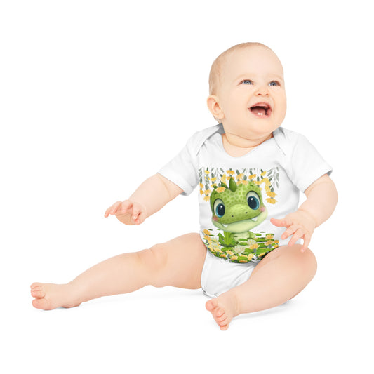 Baby Organic Short Sleeve Bodysuit - from Europe