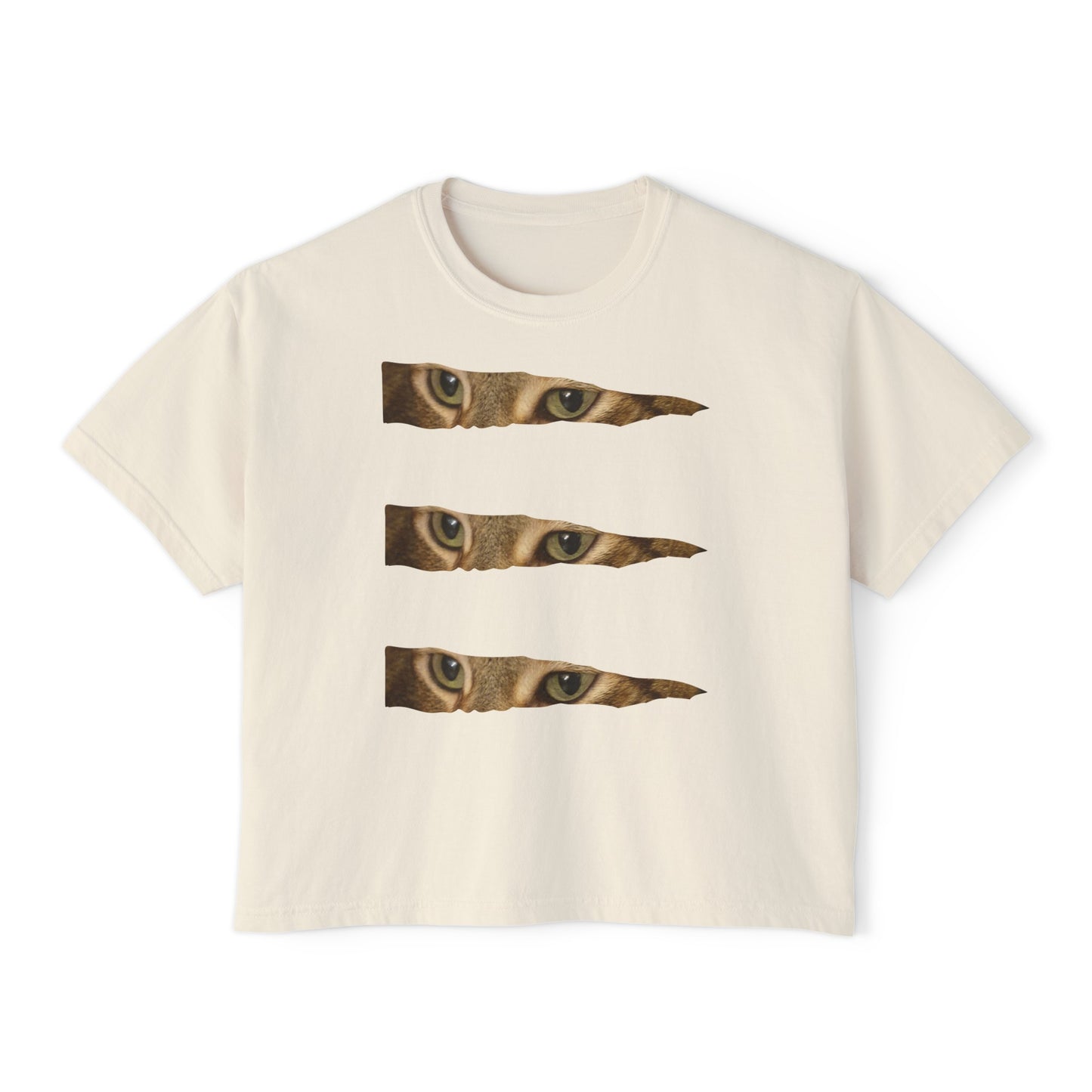 Women's Boxy Tee Cat Collection