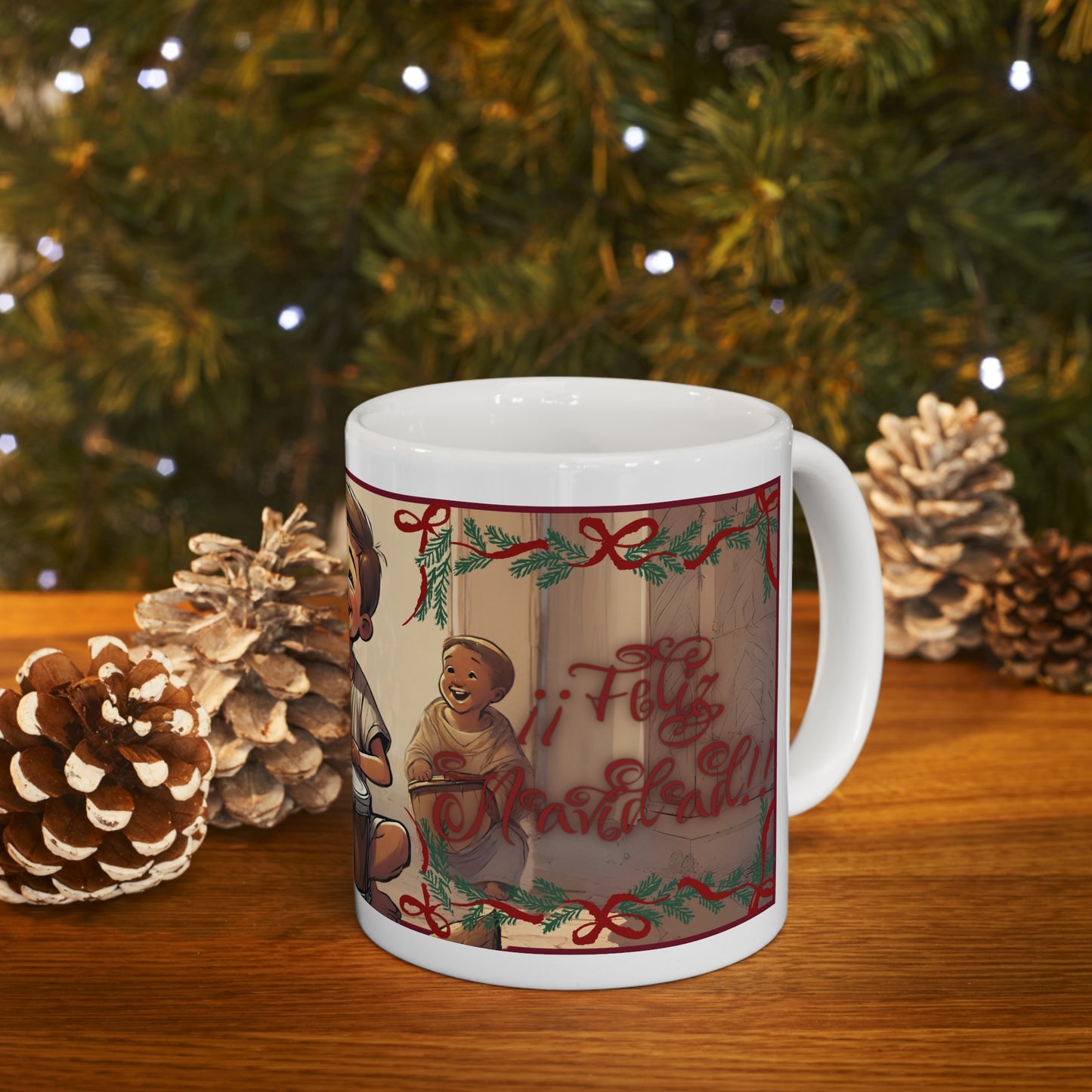 Ceramic Mug "El niño del tambor" 11oz