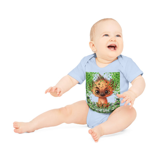 Baby Organic Short Sleeve Bodysuit - from Europe