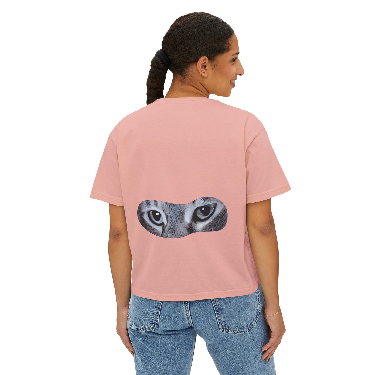 Women's Boxy Tee Cat Collection